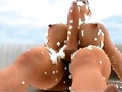 Tranny fucks girl and cums everywhere in 3D animation
