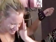 Bound slave Bella French gets spitted and humiliated BDSM porn