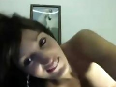 Small titted teen sucking and fucking a big cock