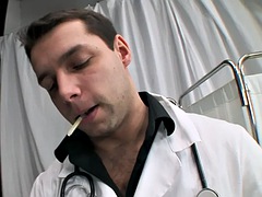 Latina trans babe fucked by her doctor