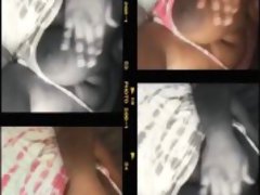 Snapchat Boobs Ebony Slaps Tits and Squeeze Nipples