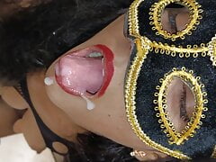 Indian best blowjob with cumshot in mouth